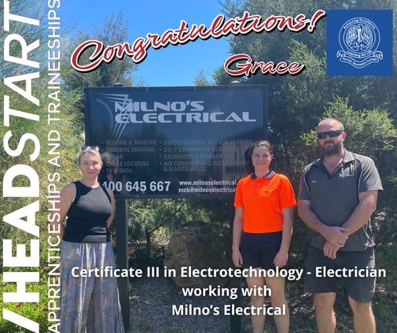 Cook - YSC - Cert III Electrotechnology - Electrician